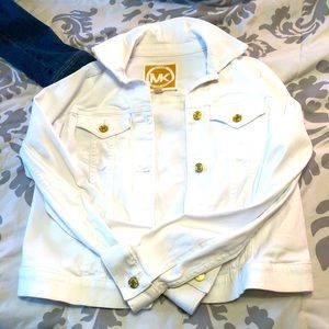 White Michael Kors Jean jacket